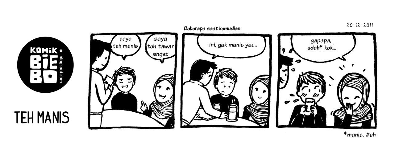 Komik Biebo : Teh Manis &#91;Komik Strip&#93;