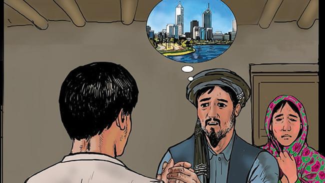 [PIC]Pemerintah Australia menerbitkan komik untuk menghentikan imigran gelap