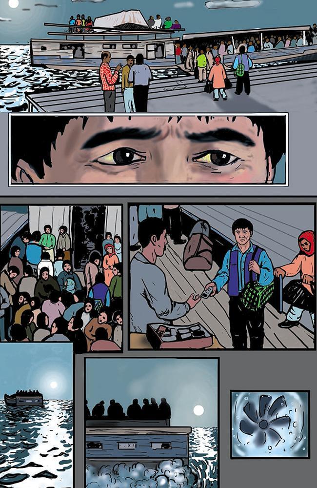 [PIC]Pemerintah Australia menerbitkan komik untuk menghentikan imigran gelap