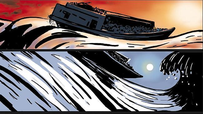 [PIC]Pemerintah Australia menerbitkan komik untuk menghentikan imigran gelap