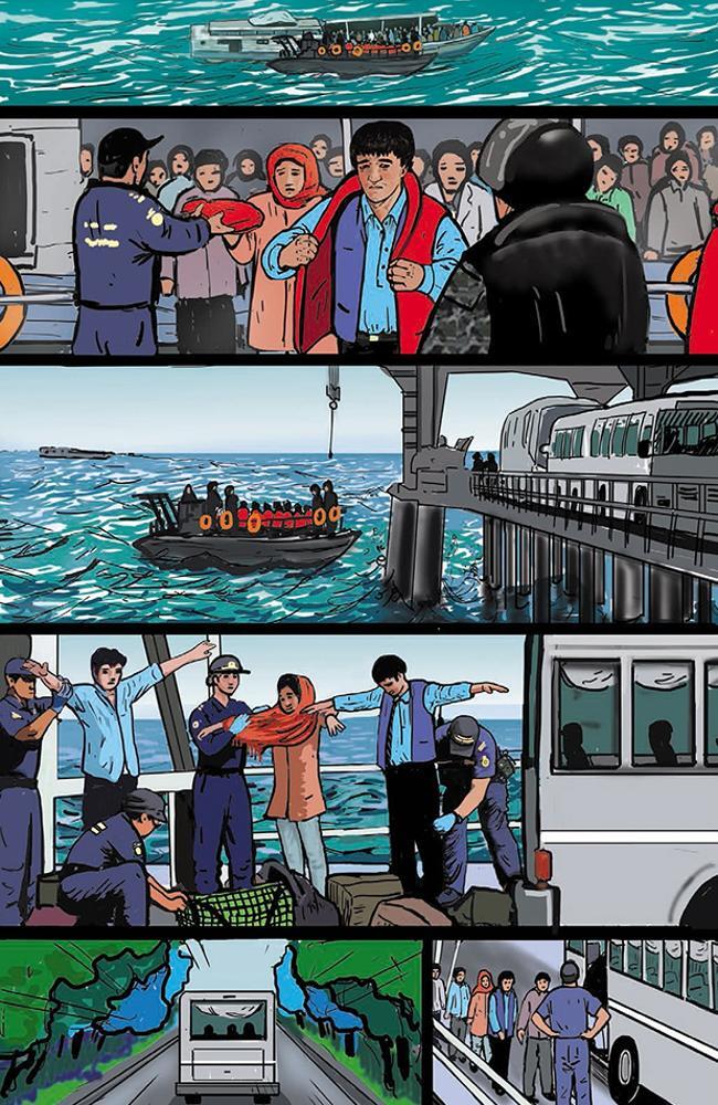 [PIC]Pemerintah Australia menerbitkan komik untuk menghentikan imigran gelap