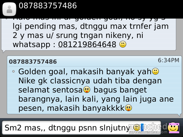 Terjual GOLDEN GOAL INDONESIA - Sepatu futsal Adidas, Nike