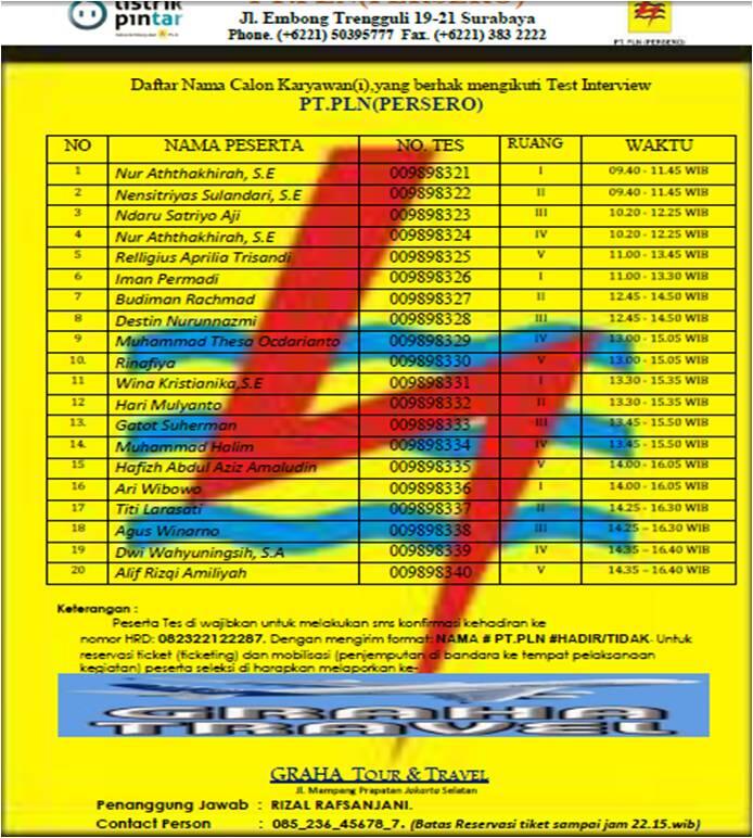 REKRUTMEN PLN PALSU *JOB SEEKER HARAP HATI-HATI !!!
