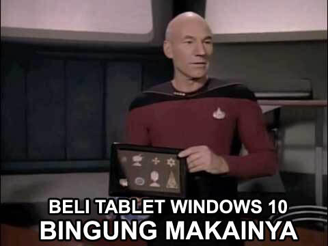 &#91;Ngakak&#93; Tablet Windows 10