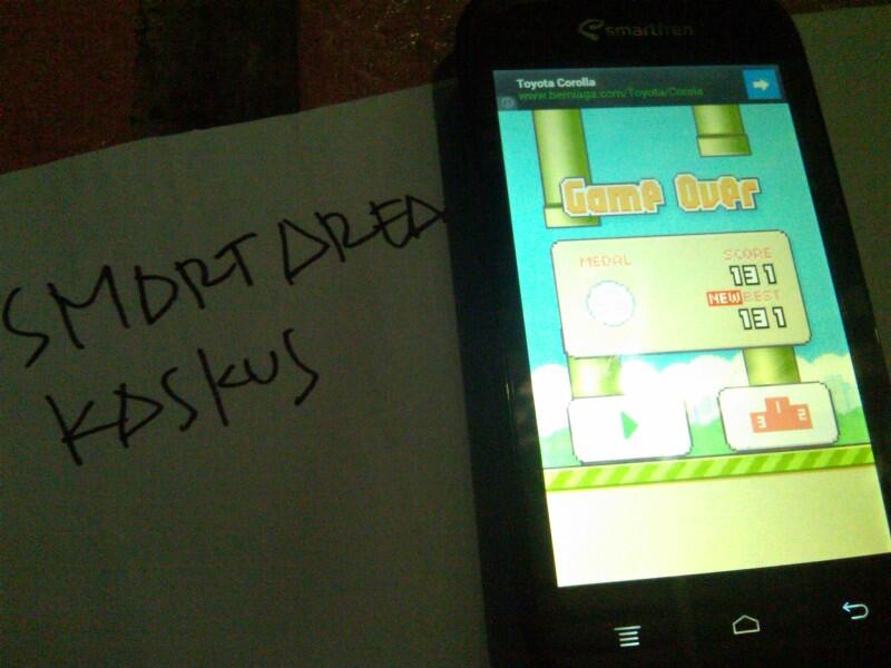 Gan Score Flappy Bird Ane 319 - Percaya kagak gan?No Cheat, No Edit