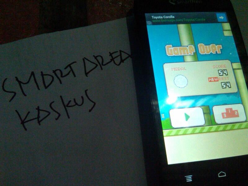 Gan Score Flappy Bird Ane 319 - Percaya kagak gan?No Cheat, No Edit