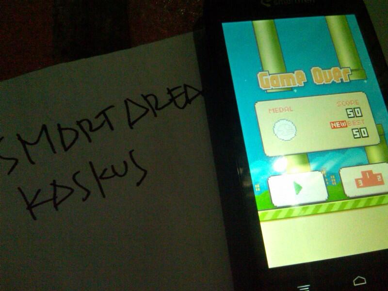 Gan Score Flappy Bird Ane 319 - Percaya kagak gan?No Cheat, No Edit