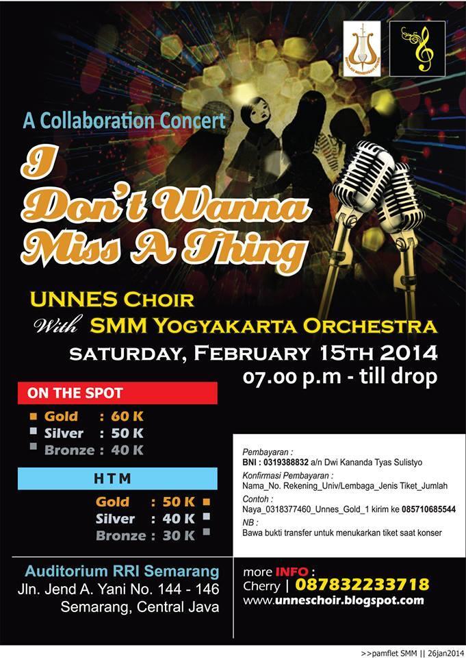 A Collaboration Concert UNNES Choir ft Symphoni Orchestra SMM Jogja