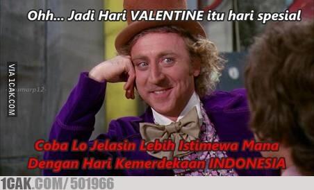 SUMPAH GAN HARI VALENTINE ITU TIDAK ADA APA APANYA !!!