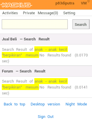 anak - anak kecil "berpikiran" mesum