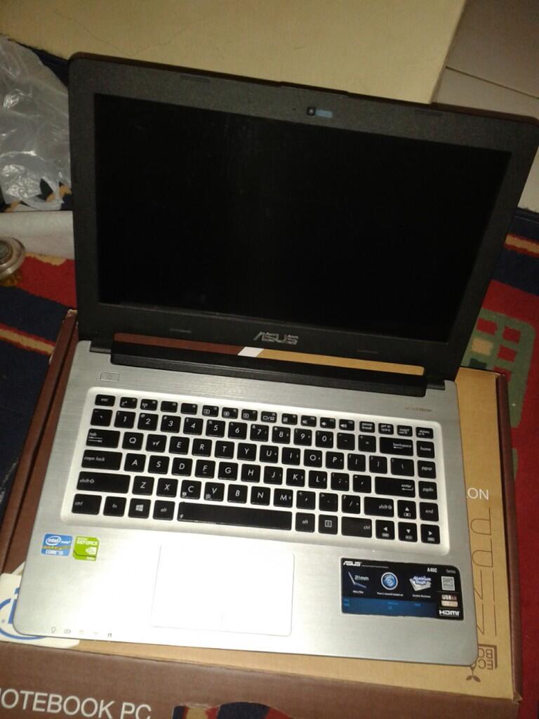 WTS ASUS A46CB Core i5/VGA Nvidia GT740M 2gb/Ram 4gb/Hdd 500gb, Fullset BANDUNG