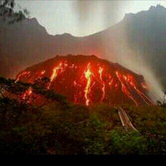 Gunung Kelud Meletus