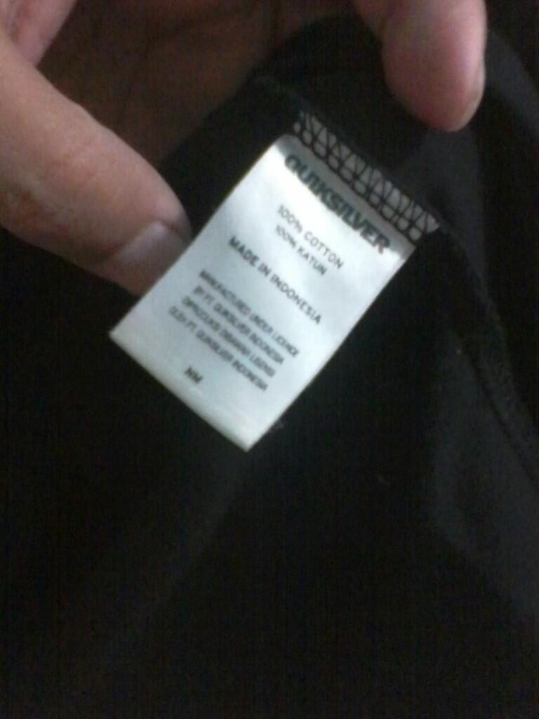 Kaos Quiksilver Original Size M