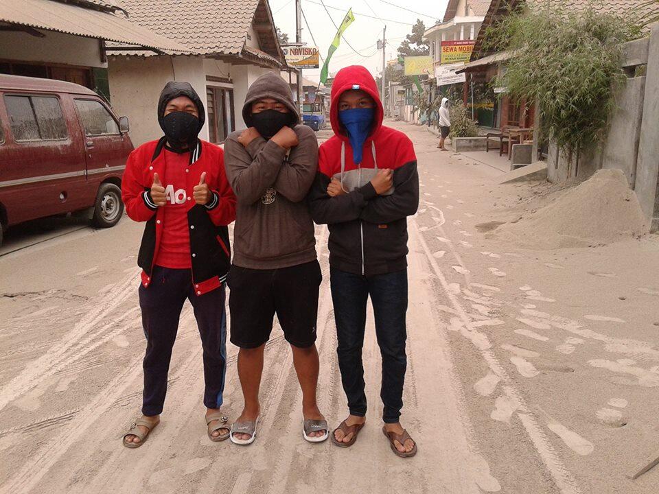 Gunung kelud meletus, eh ini malah eksis