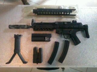 wts mp5 tokyo marui dan aksesoris