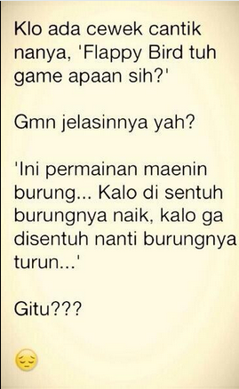 Yang Mana Kira-kira Ukuran &quot;Flappy Bird&quot; Ente Gan !!