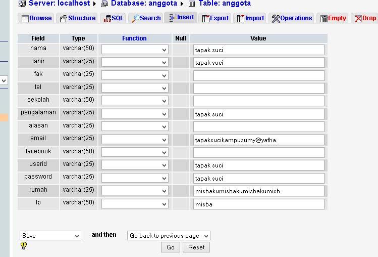 (ask) bikin halaman pendaftaran berbasis php, sql