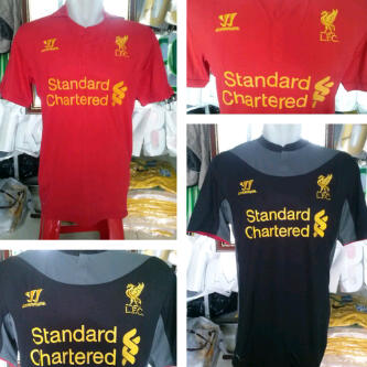 jersey grade ori liverpool home dan away musim kemarin 2012-2013 murah aja!!