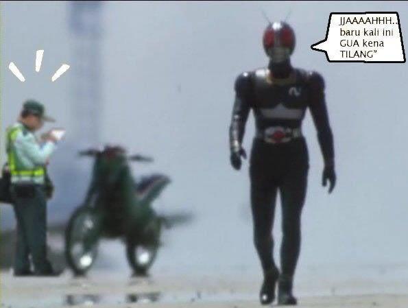 jika baja hitam kena tilang