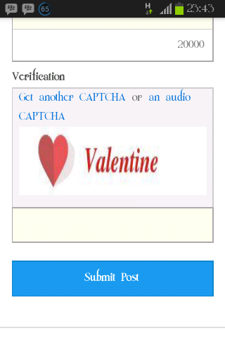 captcha yg unik di hari valentine