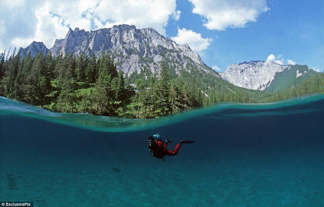 &#91;Ajaib&#93; Tempat Rekreasi Taman Bawah Air Green Lake, Austria