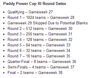 FFS PADDY POWER CUP IX - Buat Pecinta Fantasy Premiel League 