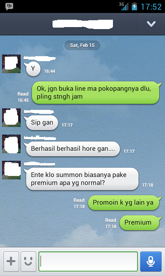 JASA UPGRADE LEVEL LINE POKOPANG