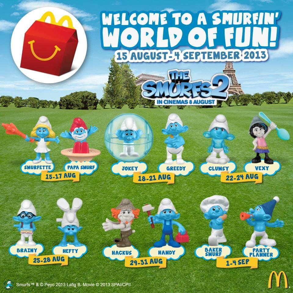 Terjual MAINAN HAPPY MEAL MCDONALDS FULL SET & ALL ABOUT 