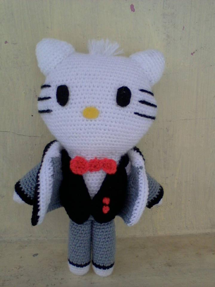  Cara  Membuat  Boneka  Hello  Kitty  Rajut