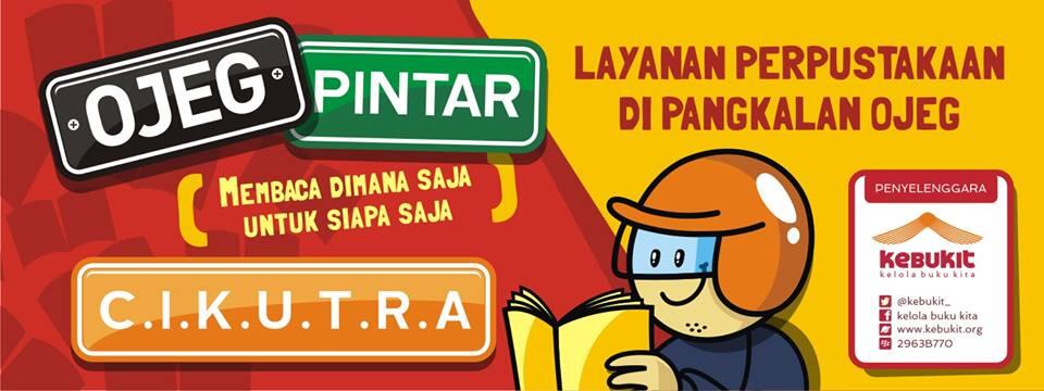 Keren ! Ada Perpustakaan di Pangkalan Ojek ini