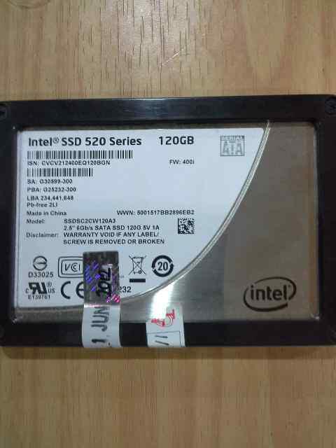Hardisk Internal WD Black 1TB,SSD Intel 120GB,Like New,No Badsector,Murmer