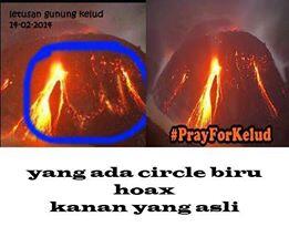 Gambar yang Menurut Ane Hoax Tentang Gunung Kelud