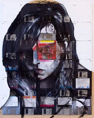 Karya Seni Unik dari Disket KREATIF GAN!