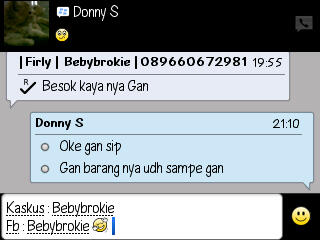 Feedback Beby Brokie Online Shop