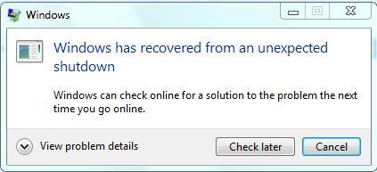 HELP : WINDOWS ERROR ....