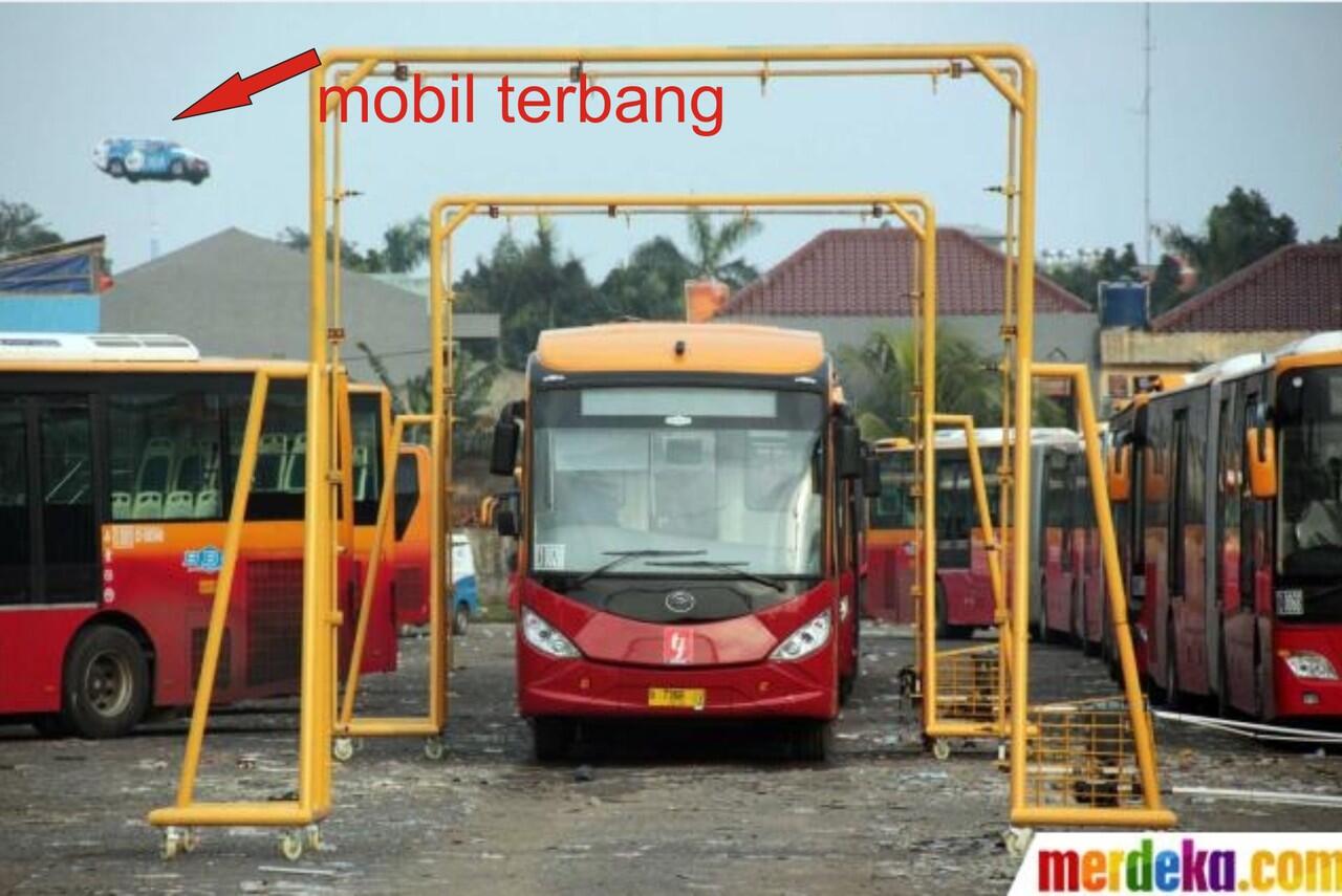 ad MOBIL TERBANG DI bengkel TRANSjakarta (NO SOTOSHOP)