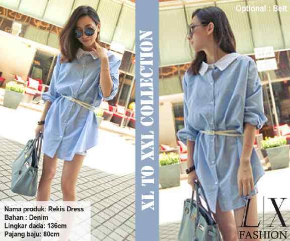 baju maxi dress blazer spandek katun korea terbaru untuk wanita