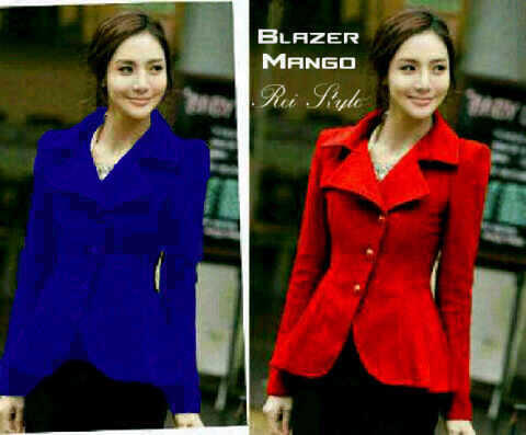 baju maxi dress blazer spandek katun korea terbaru untuk wanita
