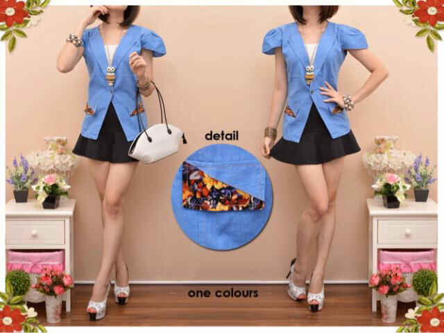 baju maxi dress blazer spandek katun korea terbaru untuk wanita