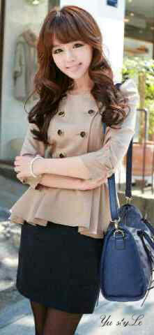 baju maxi dress blazer spandek katun korea terbaru untuk wanita