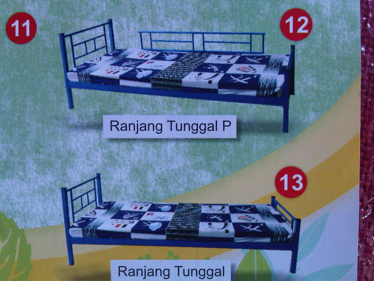 Terjual Ranjang Besi Single Ranjang Besi Double Bunkbed Ranjang Tunggal ...