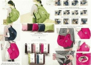 3 Way Korean Bag Design, Easy Way to Carry Bag (Shoulder, Backpack, and Cross Bag)