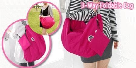 3 Way Korean Bag Design, Easy Way to Carry Bag (Shoulder, Backpack, and Cross Bag)