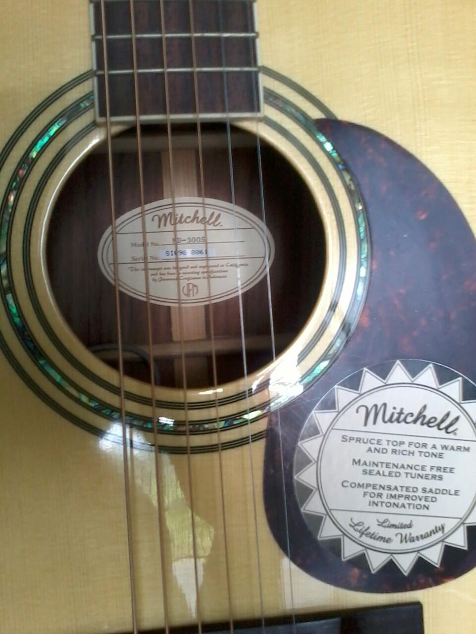 Terjual gitar akustik mitchell MD300S Original Usa  KASKUS