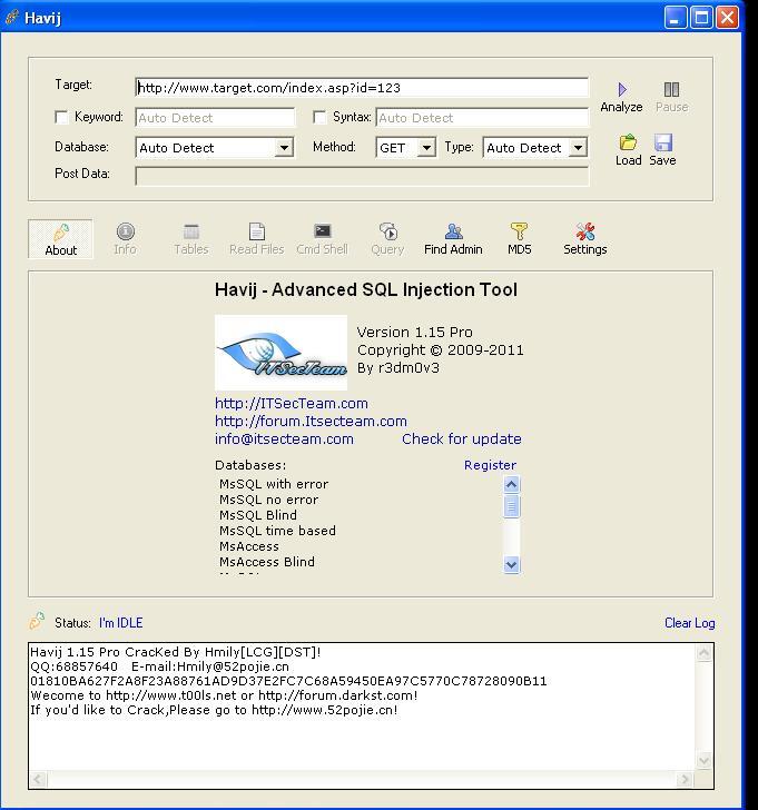 Tutorial SQL Injection dengan Havij 1.15