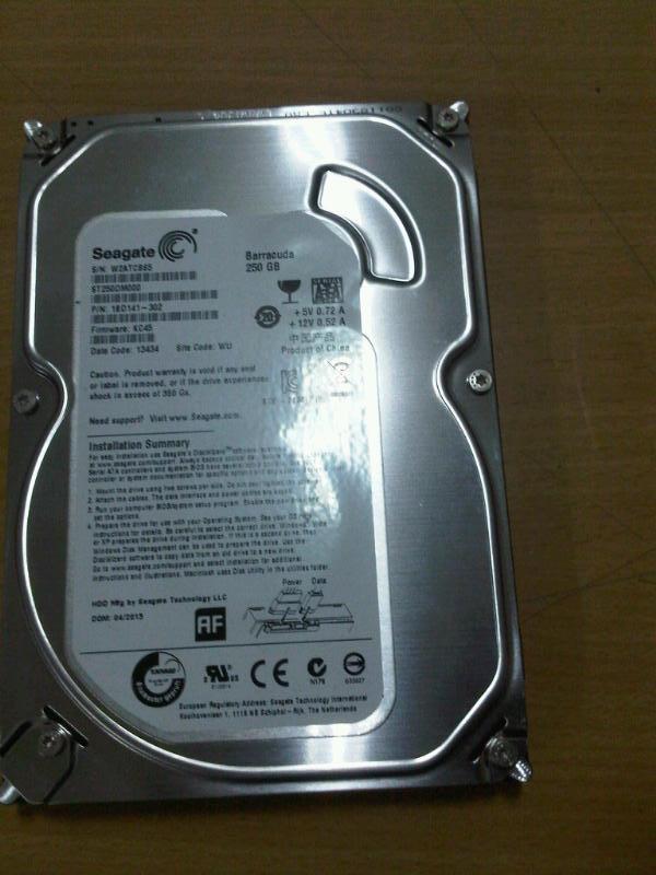 Hardisk PC SATA Seagate Barracuda 250 Gb 7200 rpm garansi !