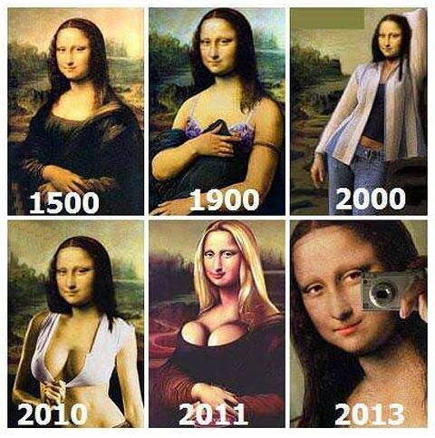 Lukisan MONALISA dari masa ke masa.. ::NGAKAK::