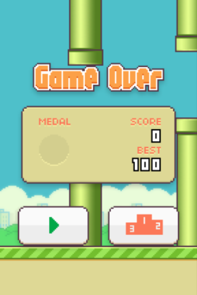 Ada yang bisa kalahin ane? FLAPPY BIRD!
