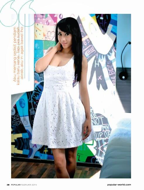 Ratu Kirana for Popular World Magazine February 2014 