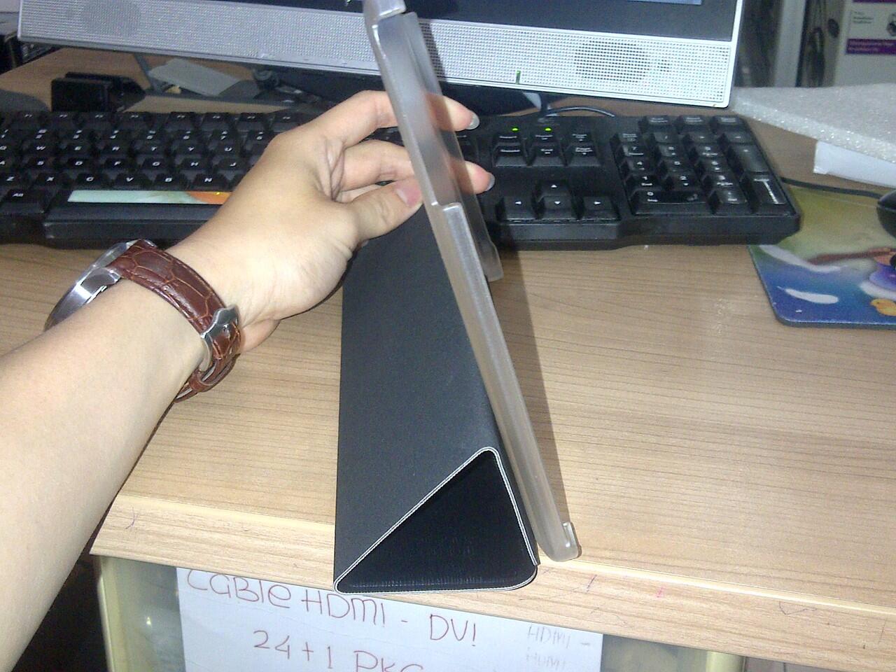 HARDSOFTCASE SMART BOOKCOVER CASING SAMSUNG NOTE10.1 2014ANTIGORES SCREEN PROTEC P600